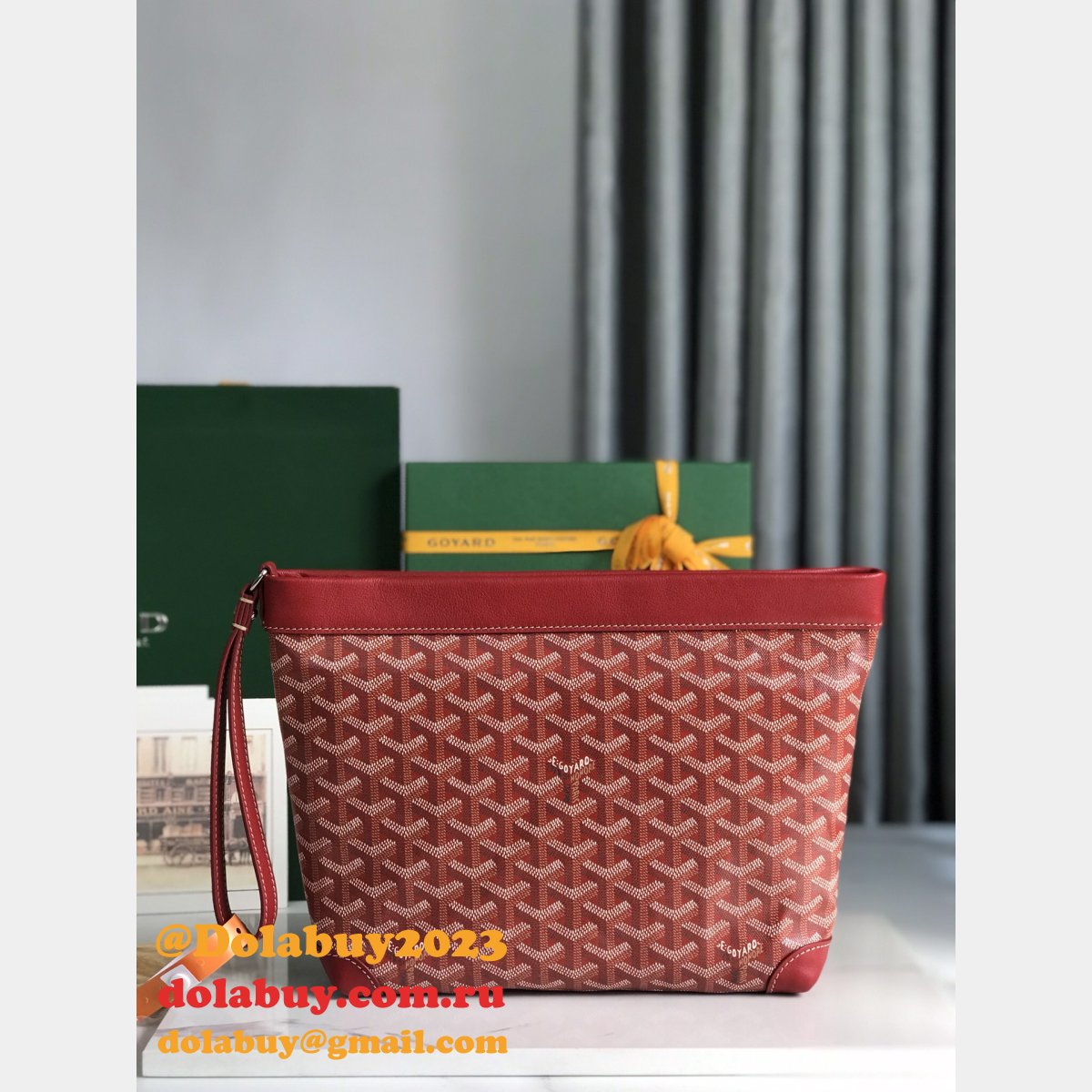 Fashion 7 Star Goyard Conti clutch