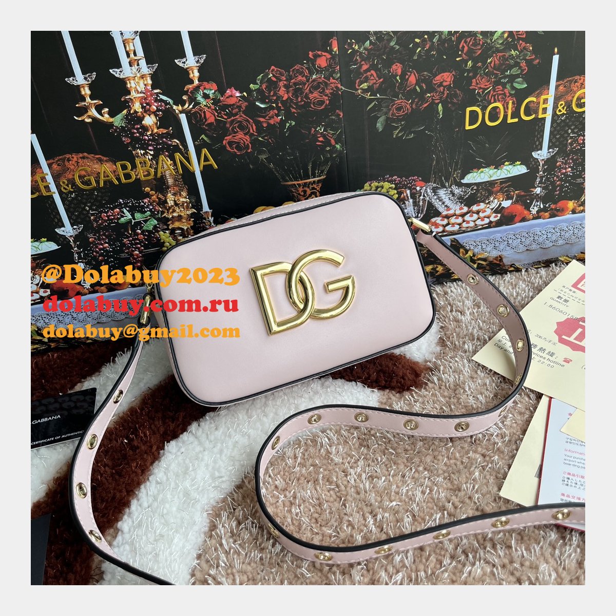 Factory Top Quality DG Logo Crossbody Dolce & Gabbana 3320 Copy Bags
