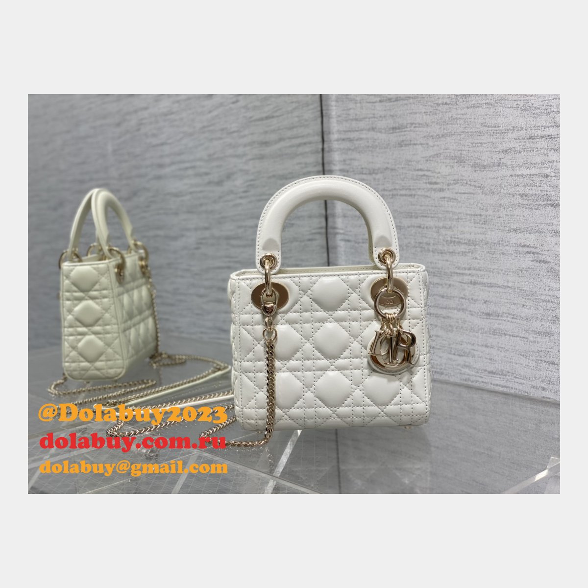 Top Quality DIOR lambskin mini lady bag 17cm
