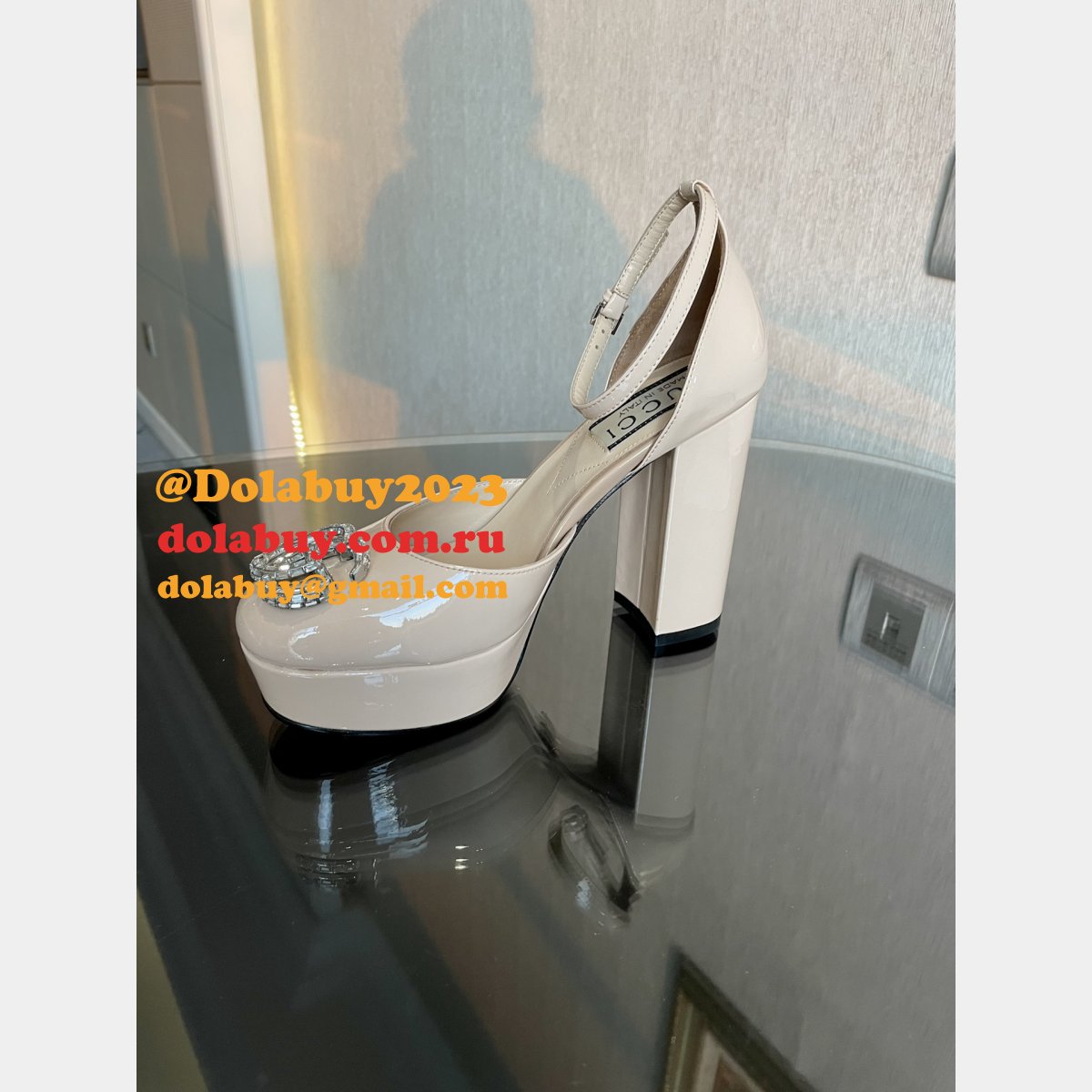 high quality G*u*i high plat form fashion perfect shoes