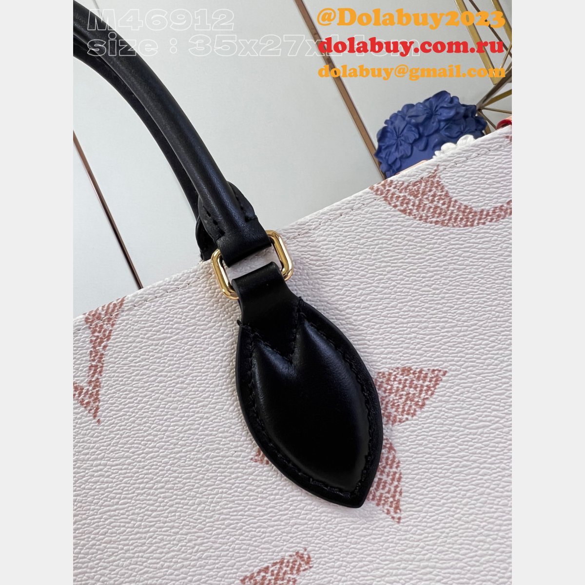 OnTheGo Monogram Canvas M46912 Knockoff Louis Vuitton Handbag