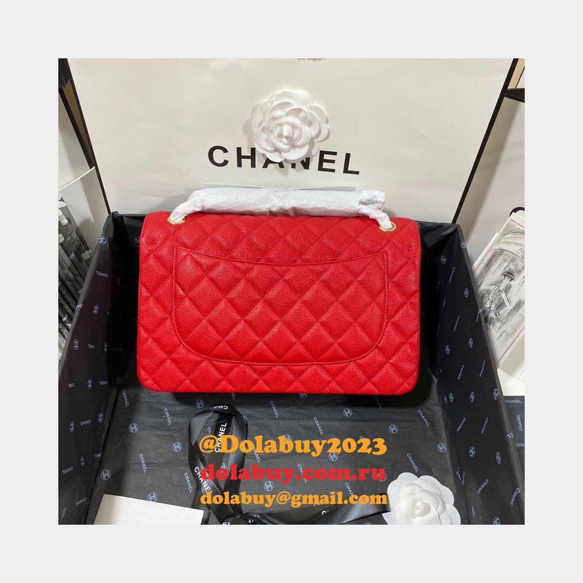 High Quality CC CF Classic Flap Jumbo Bags 30CM on Sale
