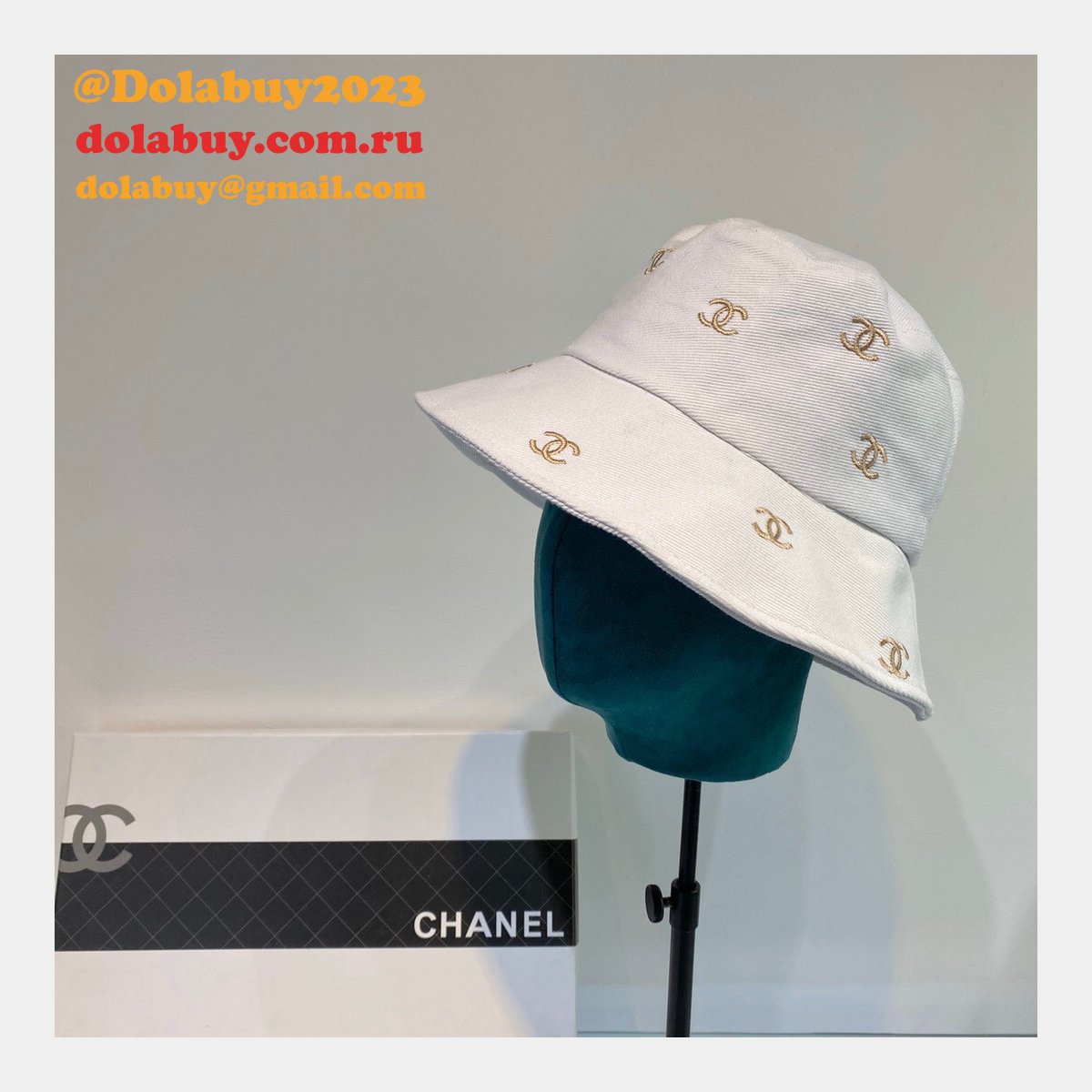 Knockoff CC Embroidered fisherman hat