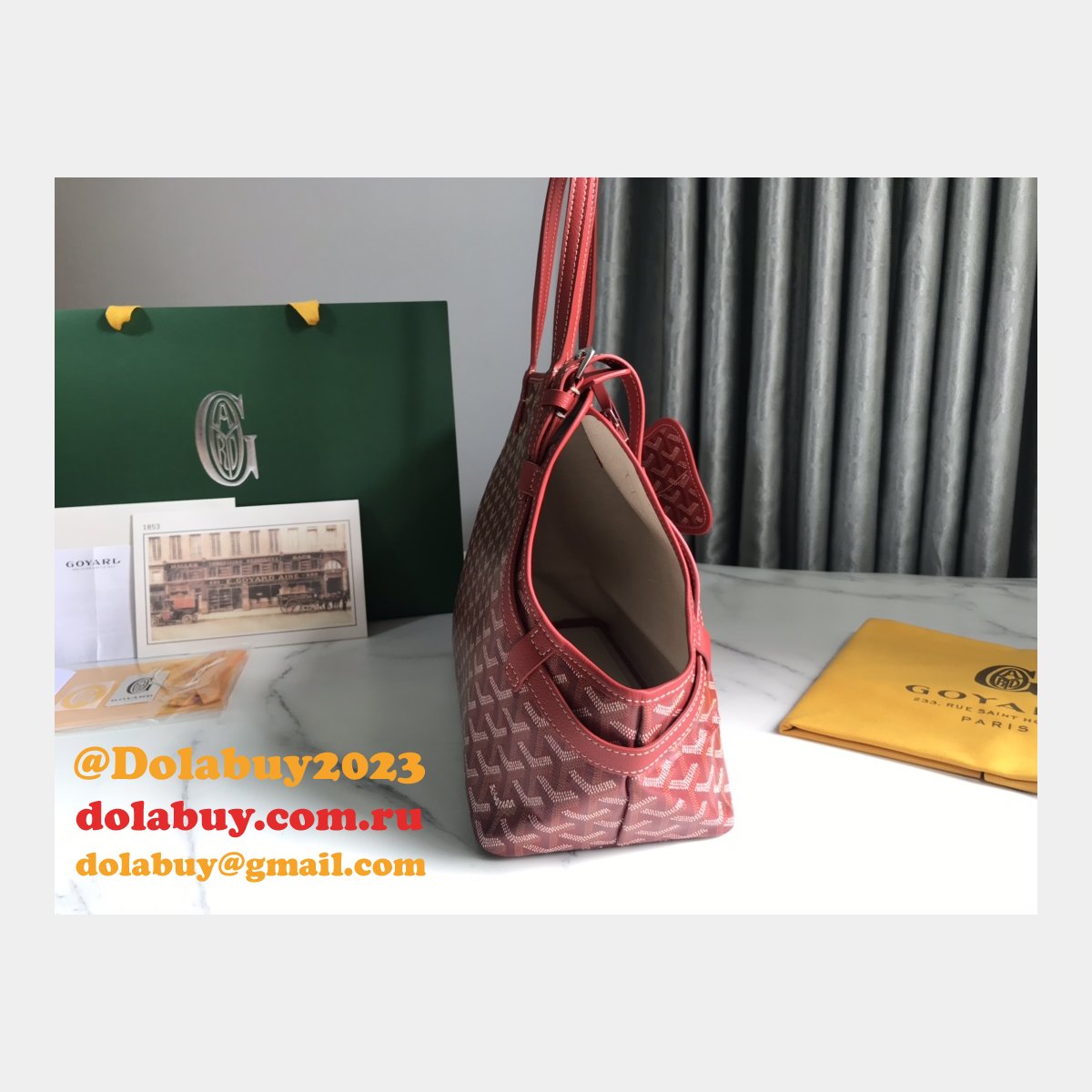 Top Quality Goyard Chien Gris & Pocket Pet bag