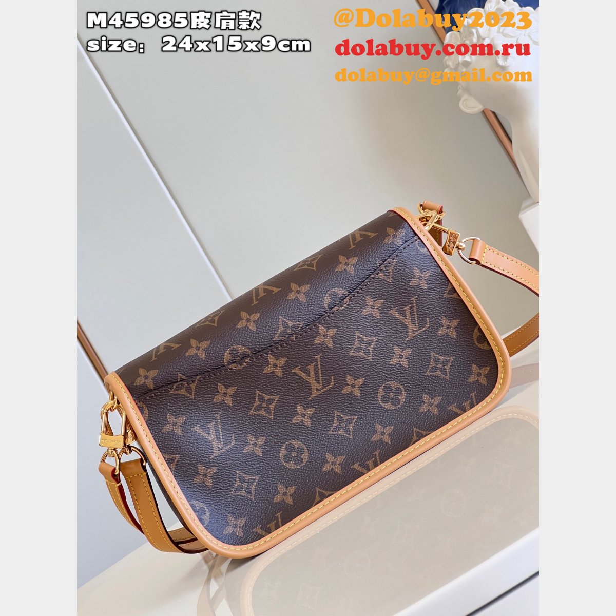 Diane Monogram Canvas M45985 Replica Louis Vuitton Luxury Bag