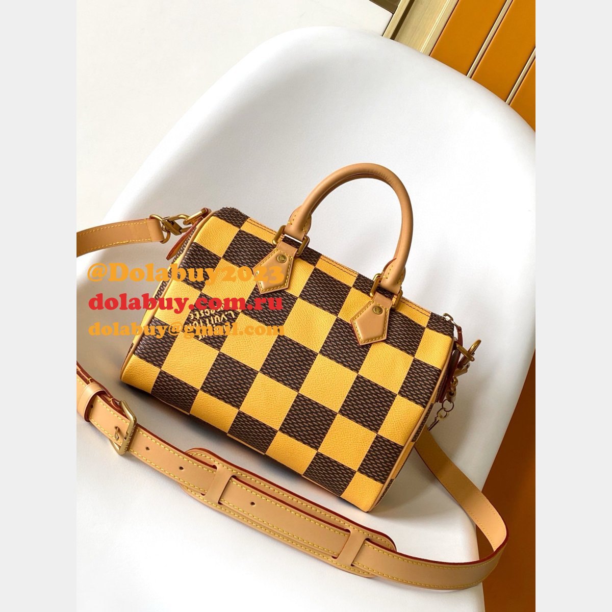 Louis Vuitton Speedy Bandouliere Damier Pop 25CM