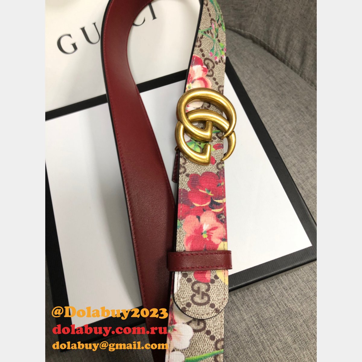 G*u*i belt with double g buckle 35mm best