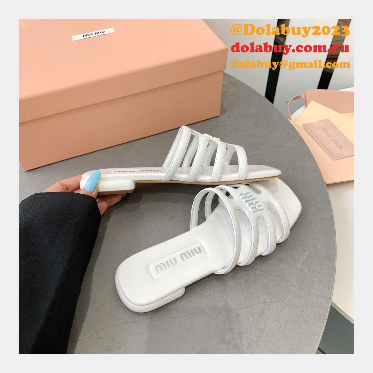 Wholesale MiuMiu Octopus Sandals Top Quality Shoes