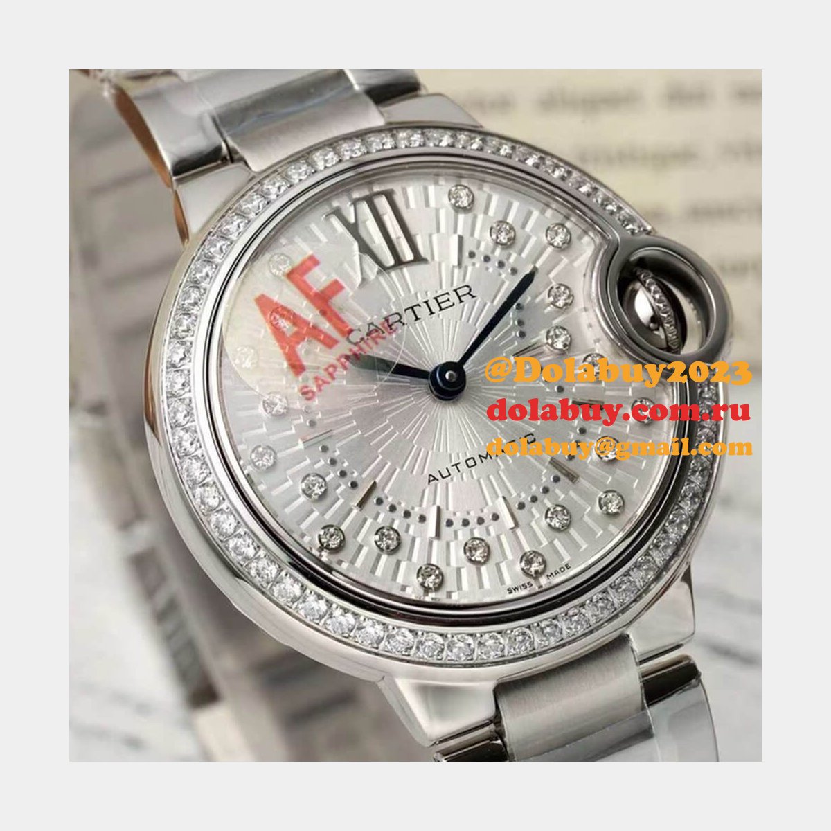 Cartier 33mm Ballon Bleu de Cartier watch