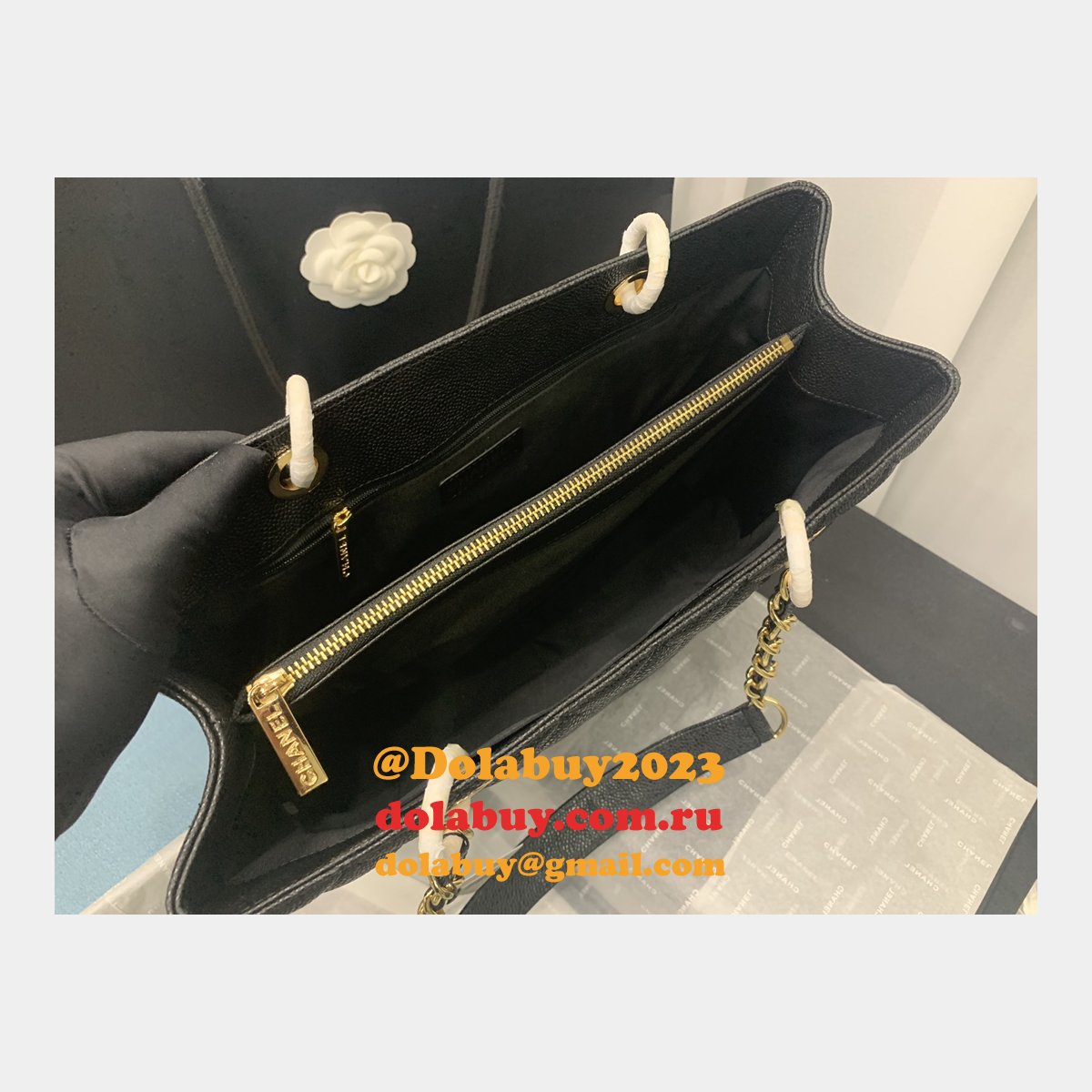 Best classic  CC 50995 shopping bag CAVIAR leather
