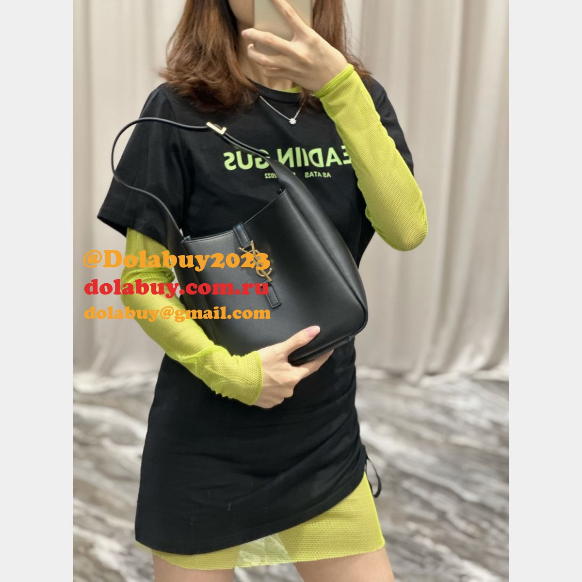 Replica YSL Saint Laurent Le 5 À 7 Soft 713938 Hobo Bag