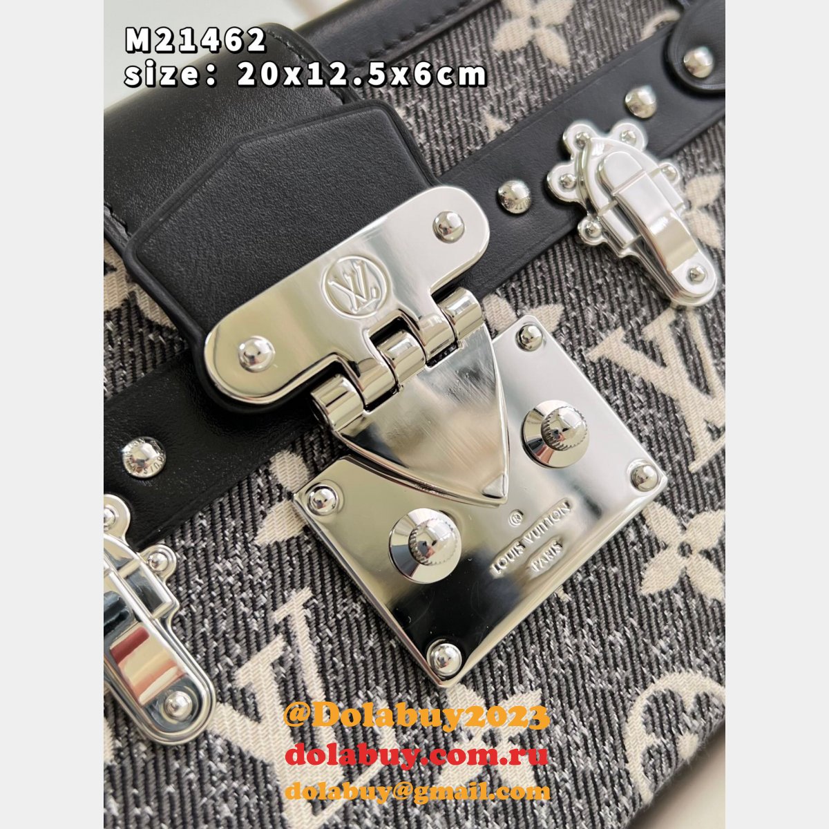 Replica Louis Vuitton M21462 Petite Malle Autres Toiles Monogram Bag