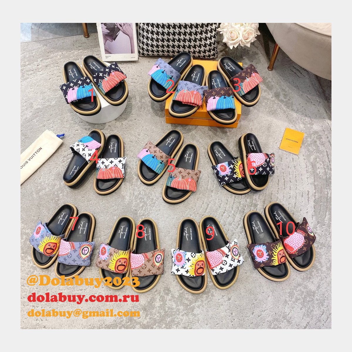 Best Shoes Deals for Replica Louis Vitton Sandals