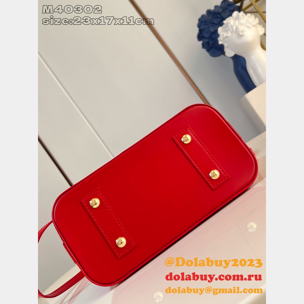 Louis Vuitton Alma Top Quality Epi Leather M40302 Red Bag