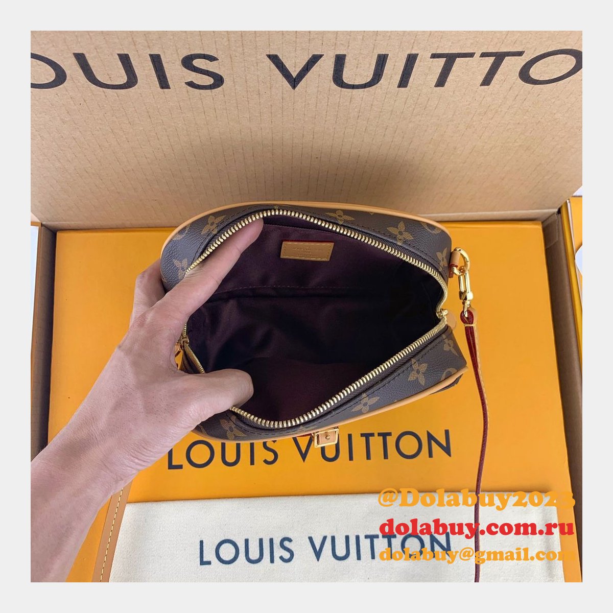 Louis Vuitton Crossbody bags Damier Ebene M45528 Mini Luggage
