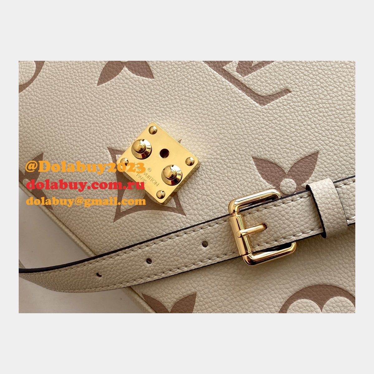 Louis Vuitton Replica M45596 Pochette Métis Bicolor Monogram Empreinte
