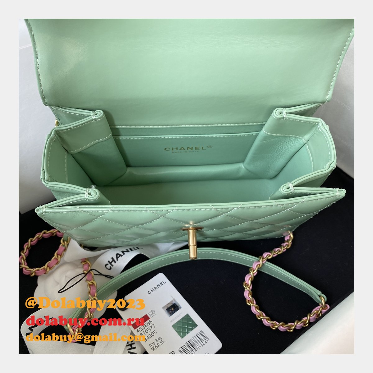 Knockoff 7 Star Flap Bag AS3886 Top Handle Fake 23P