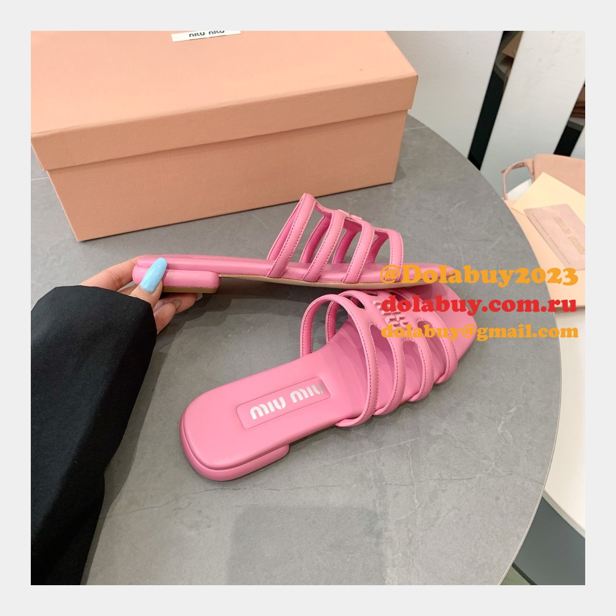 Wholesale MiuMiu Octopus Sandals Top Quality Shoes