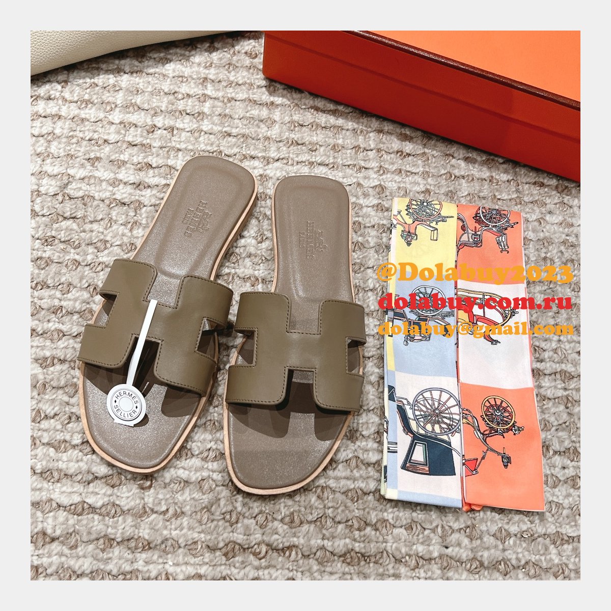 Top Quality hermes Oran sandal 2024