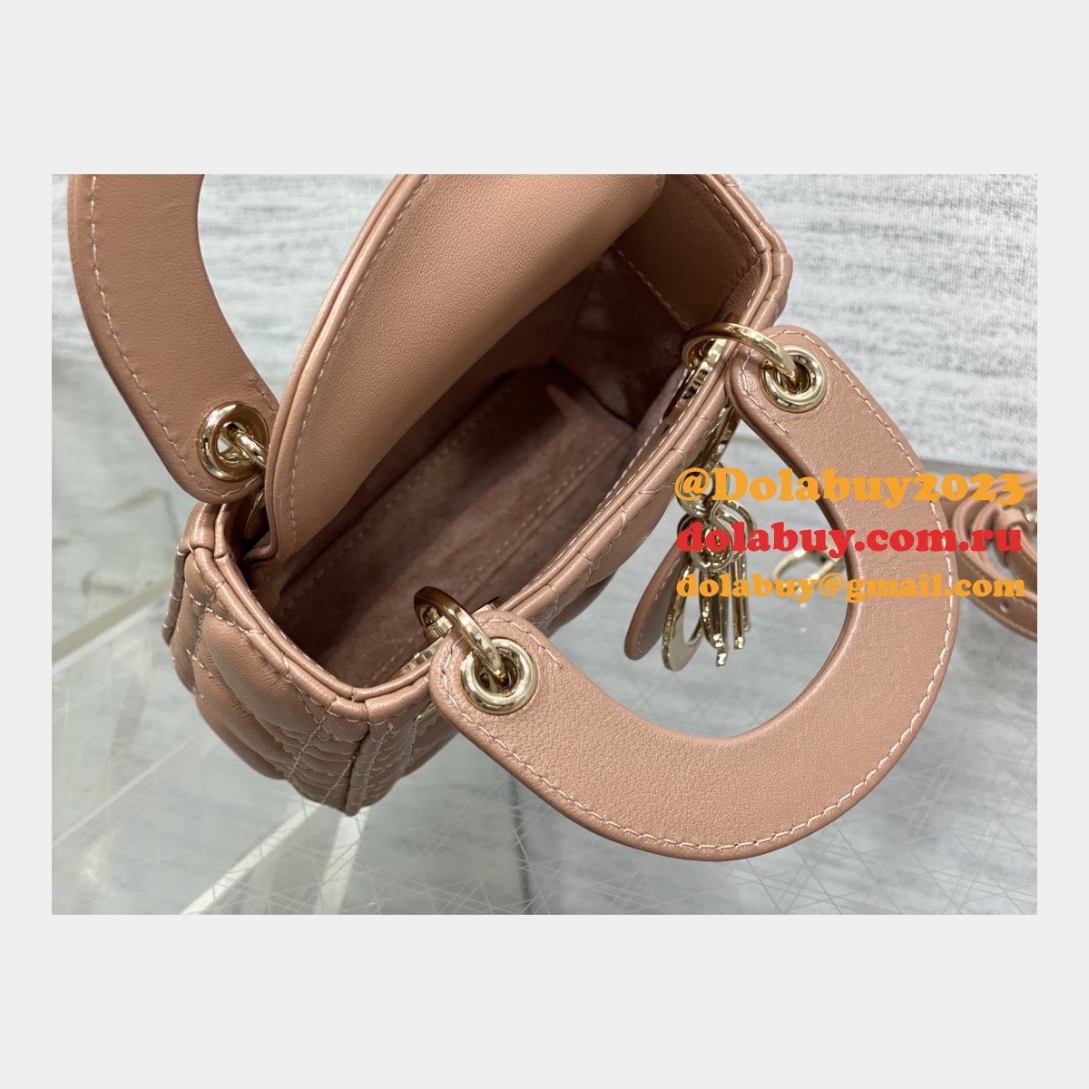 Replica Fashion Dior Micro Lady 1:1 Mirror 12CM Bag