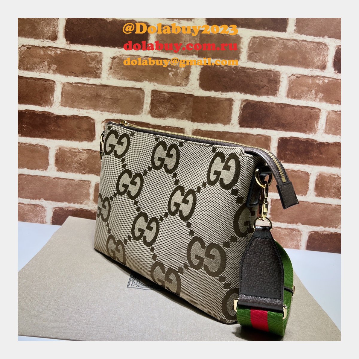 the highest quality fake G*u*i 699130 jumbo gg messenger bag