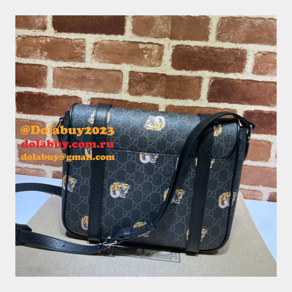 high quality designer replica G*u*i 658542 gg messenger bag