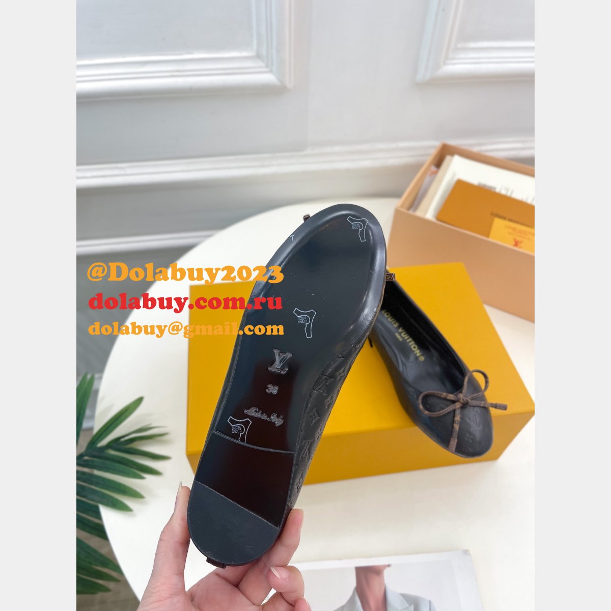 Top Quality LOUIS VUITTON Nina Flat Ballerina