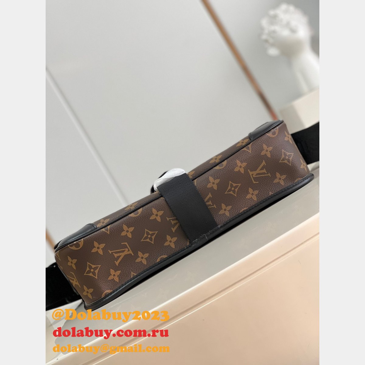 Louis Vuitton Replica Archy Messenger M46328 Bag Monogram Macassar Canvas