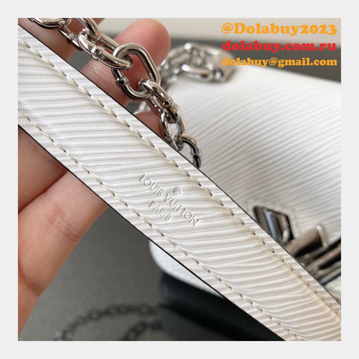 Replica Louis Vuitton Twist MM Epi Leather 16cm 4 Colours