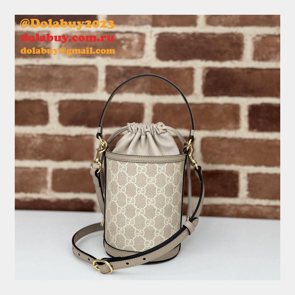 knockoff G*u*i ophidia inspired bucket ebony supreme 760199 bag