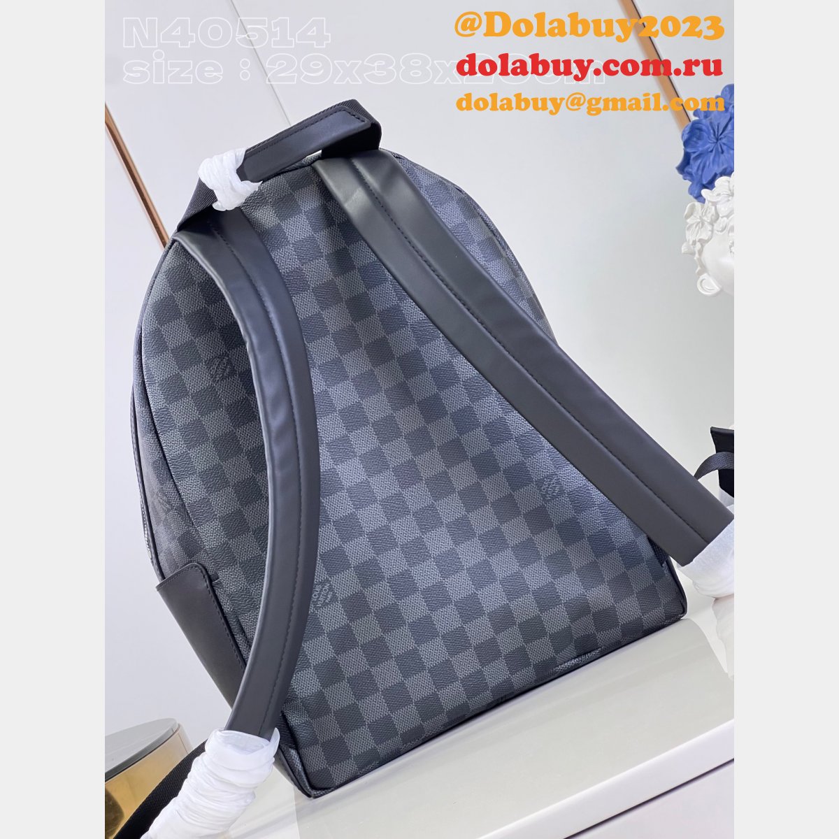Discovery Backpack N40514 Damier Graphite Canvas Copy Louis Vuitton