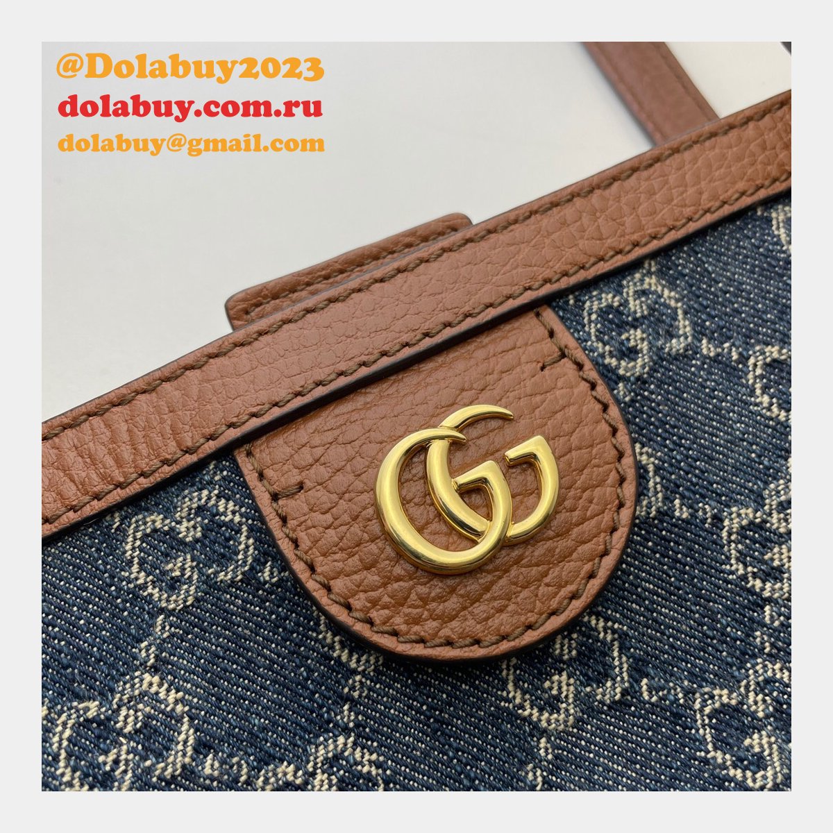 dark blue knockoff G*u*i ophidia gg medium tote 631685 bag