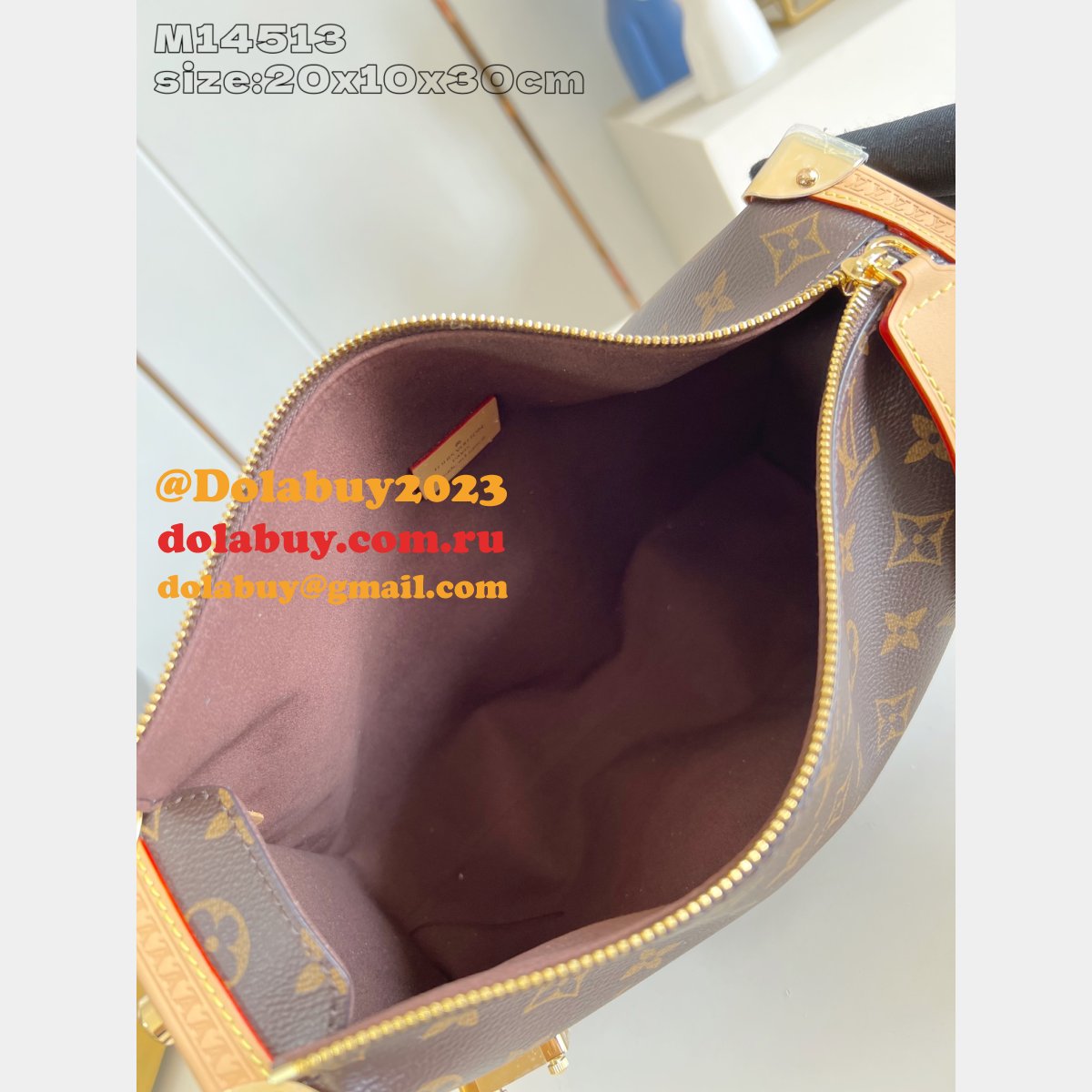 Louis Vuitton 1:1 Mirror M14513 Side Trunk GM Monogram Bag