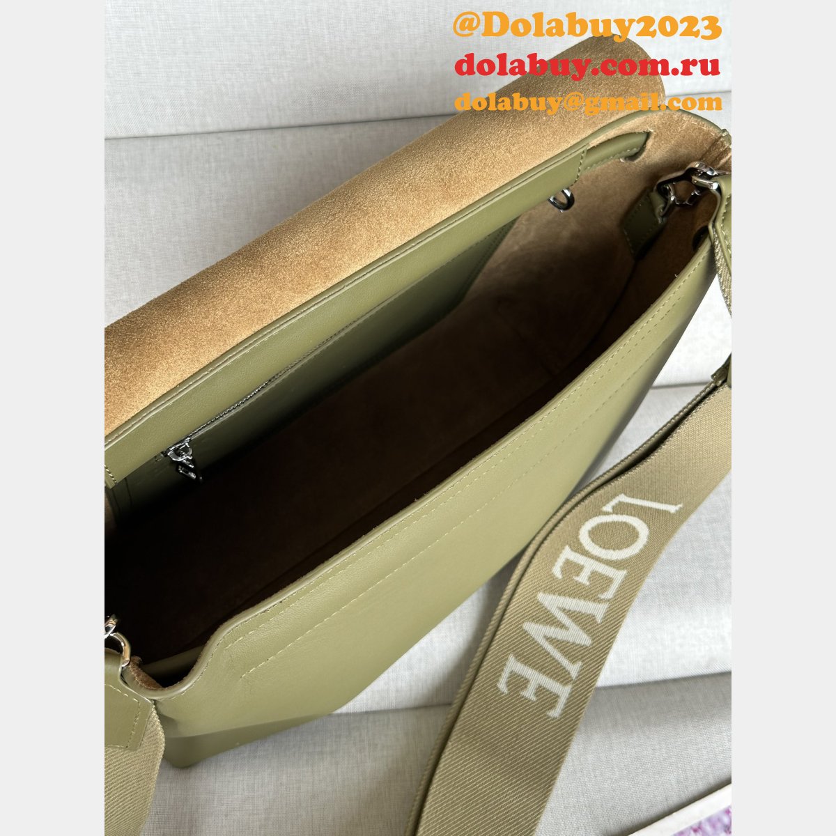 Best loewe Flamenco satchel Cheap Messenger Bag
