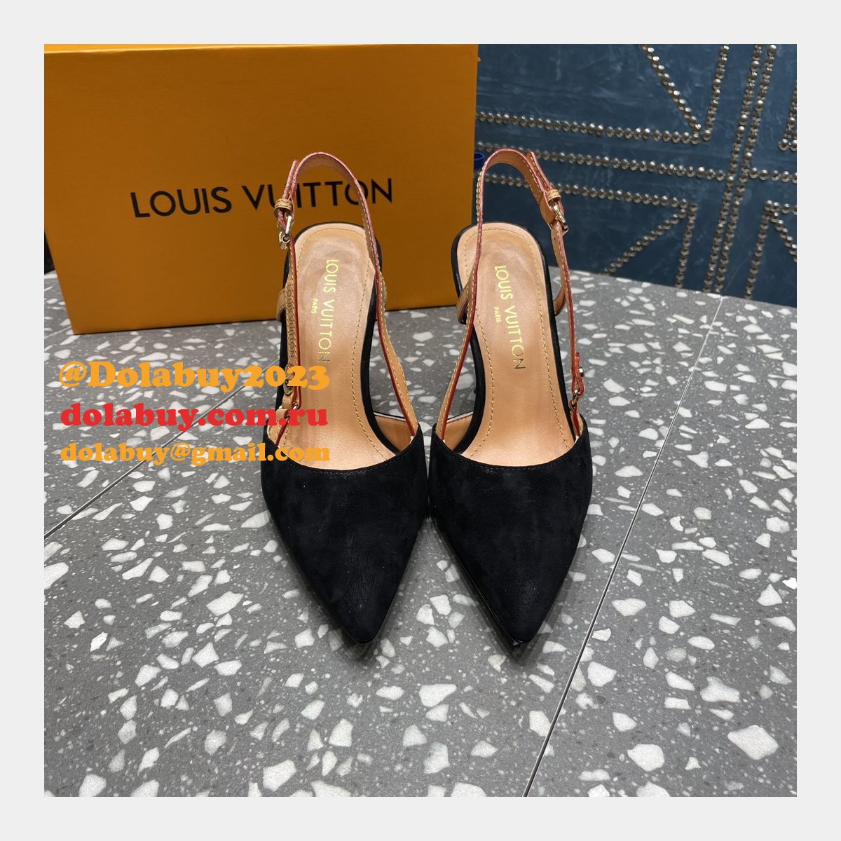 Replica LOUIS VUITTON Blossom Slingback Pump