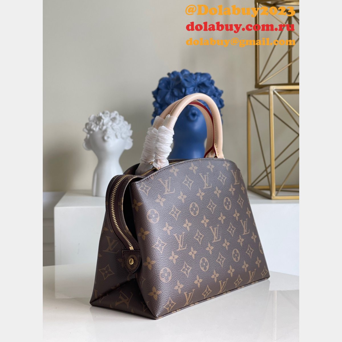 First Copy Louis Vuitton M45900 Replica Petit Palais Monogram Canvas Bag