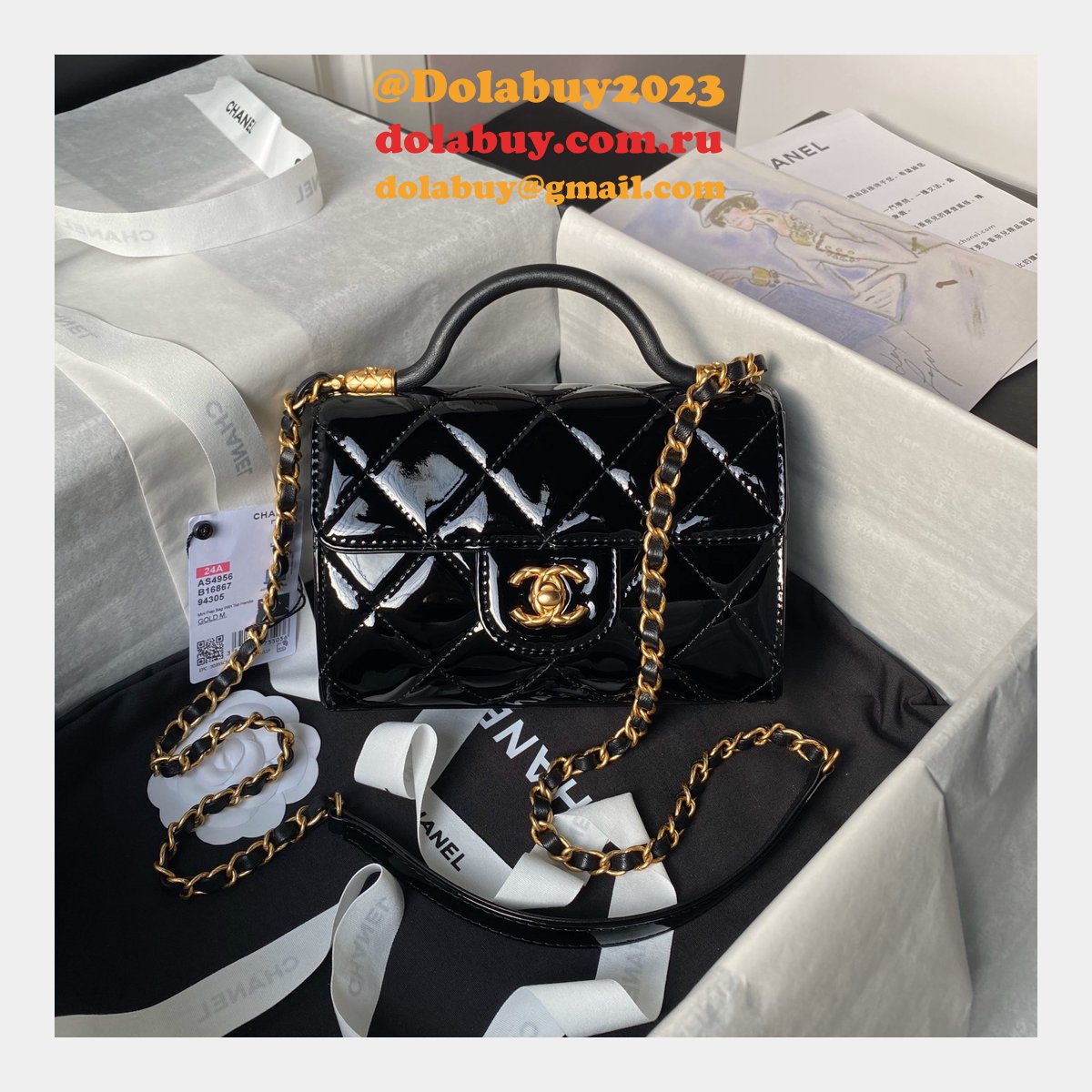 Luxury Replica Best Flap Top Handle AS4956 Copy Designer Bag