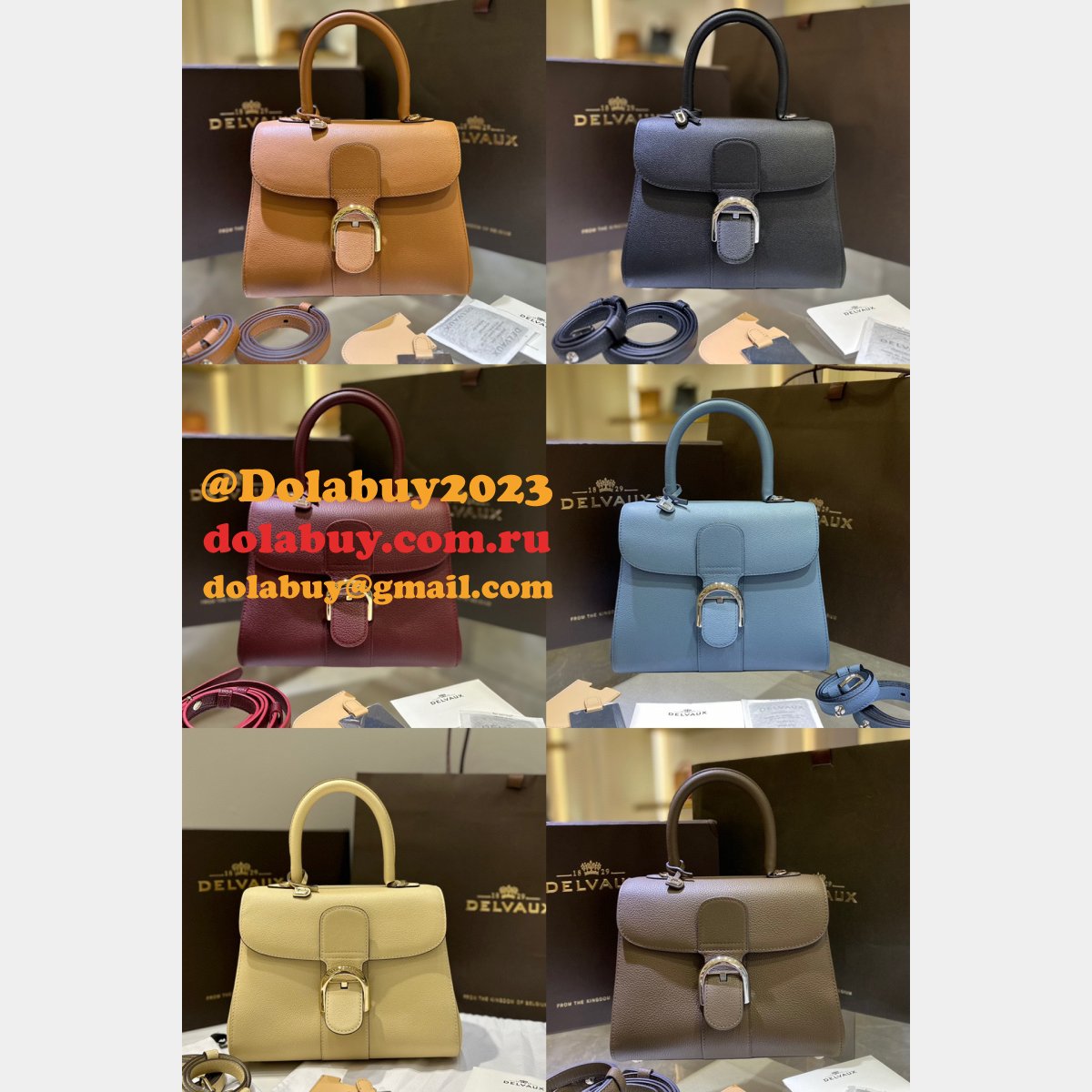 AAA+ Quality Delvaux 99125066 Brillant Replica Handbags