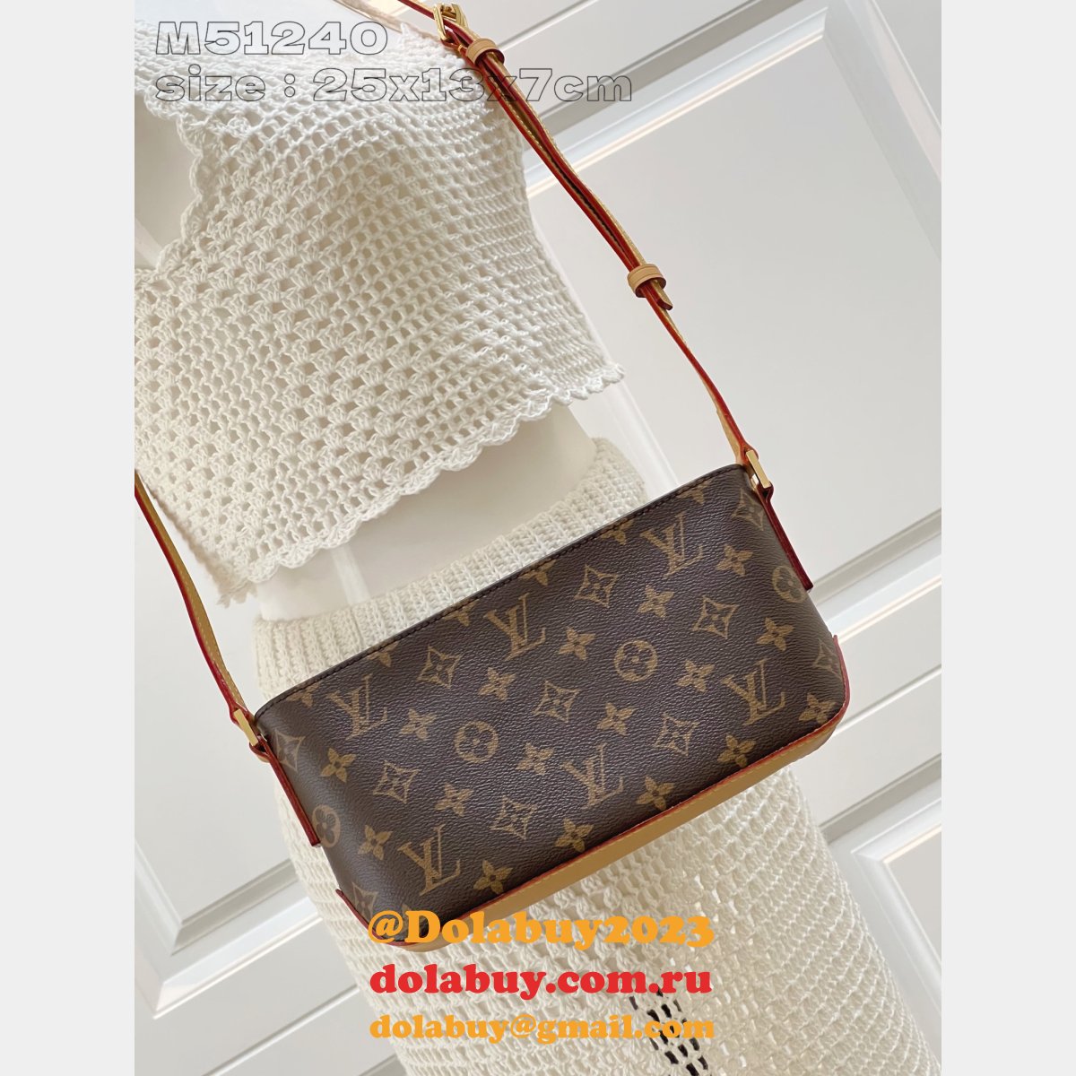 Louis Vuitton Duplicate Trotteur Monogram M51240 7 Star Bag