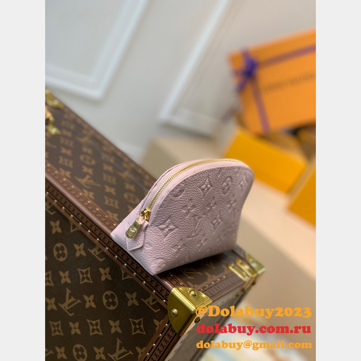 Louis Vuitton Fake M47515 Designer Makeup Bag Cosmetic Pouch