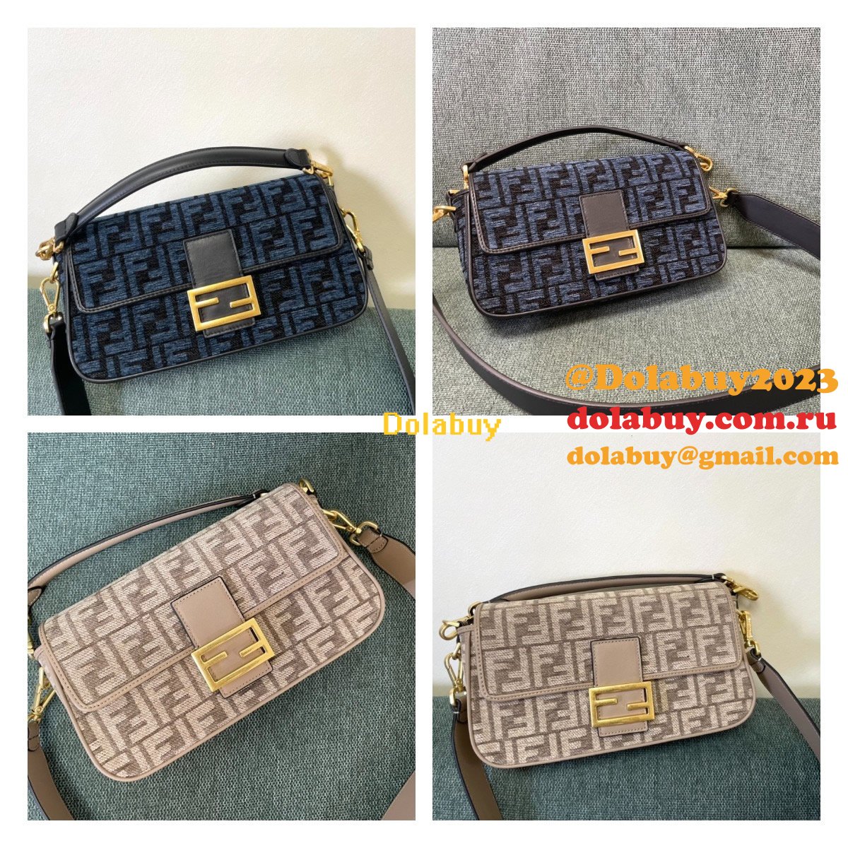 F**di baguette luxury replica iconic 8579 every designer
