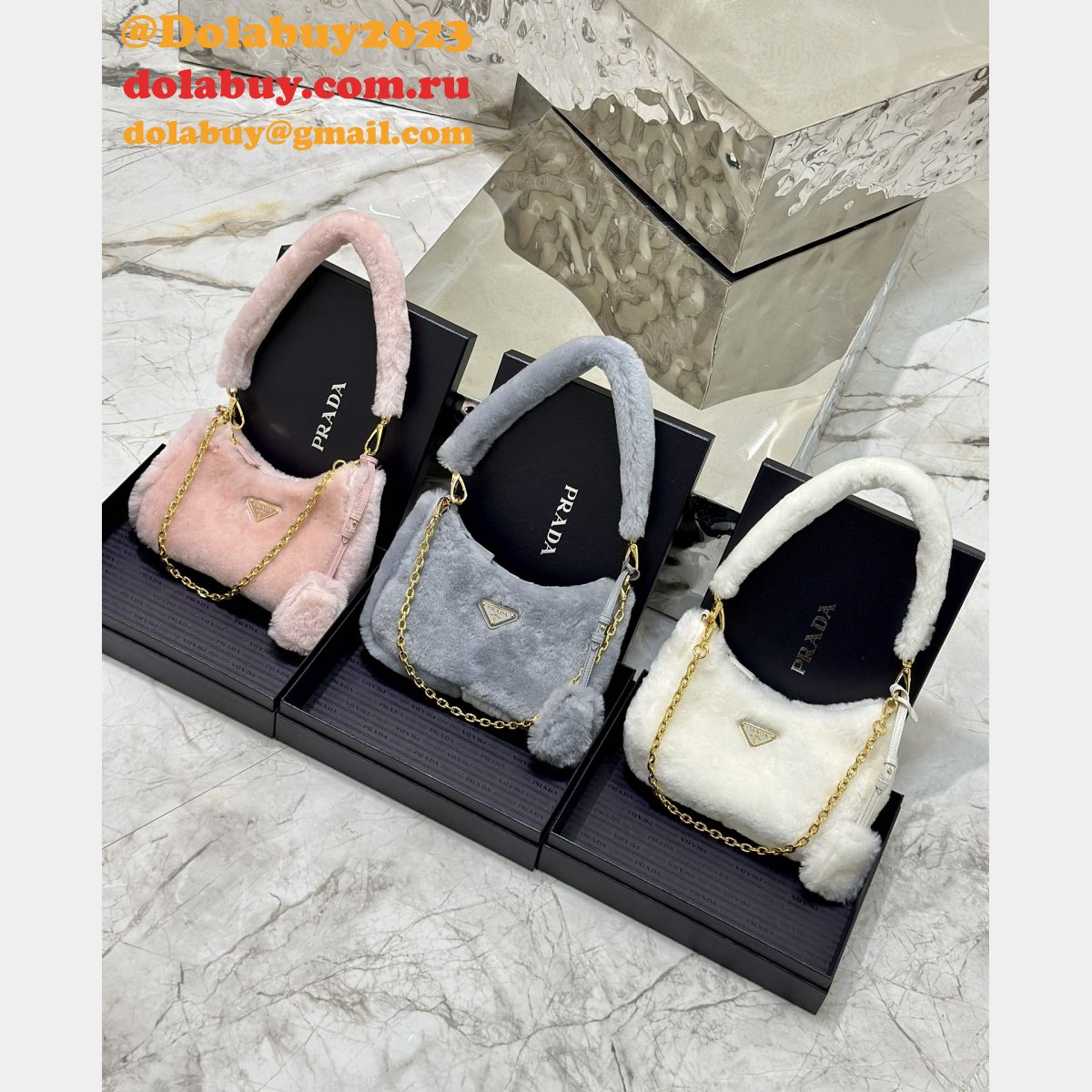 Best High-Quality Portsexy Hobo 1BC204 Prada Replica Handbags
