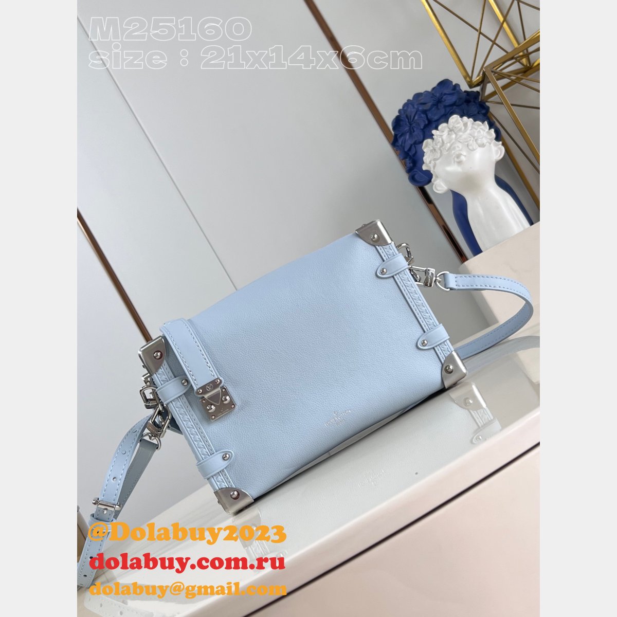 Copy M25160 & M25067 & M23817 Side Trunk MM H27 Copy Designer Louis Vuitton Bag