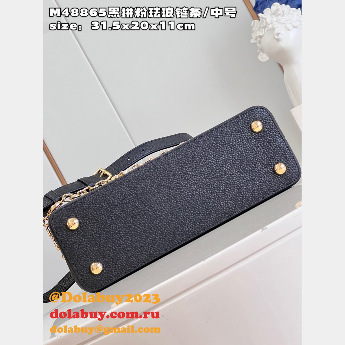 Perfect Designer Inspired Bag M48865 Louis Vuitton Capucines Fake Bag