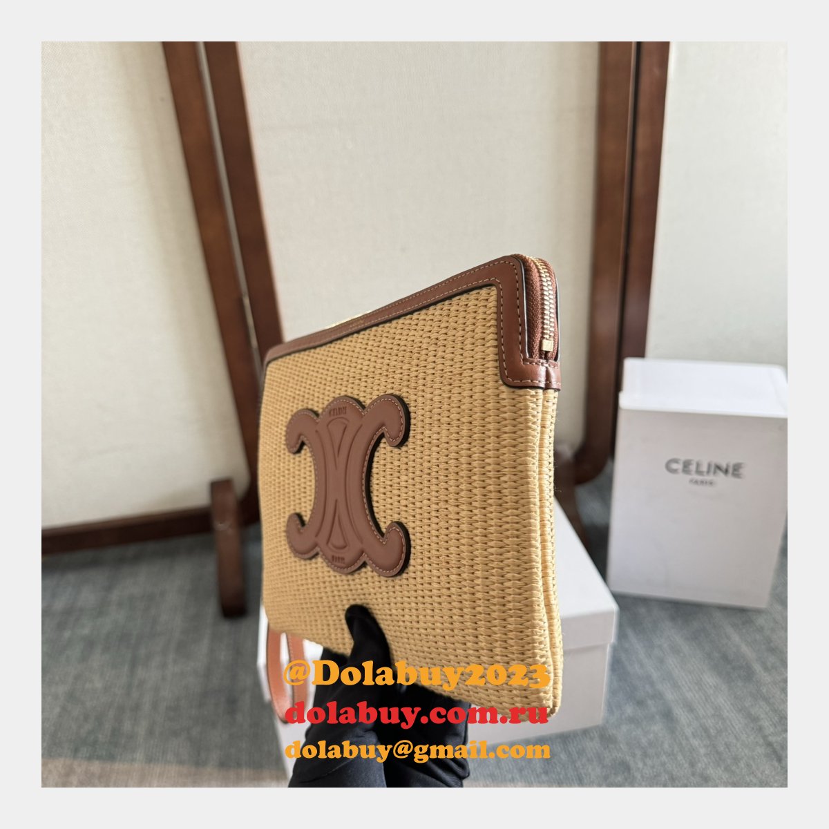 Top Quality Celine Fashion Designer 107502 Clutch