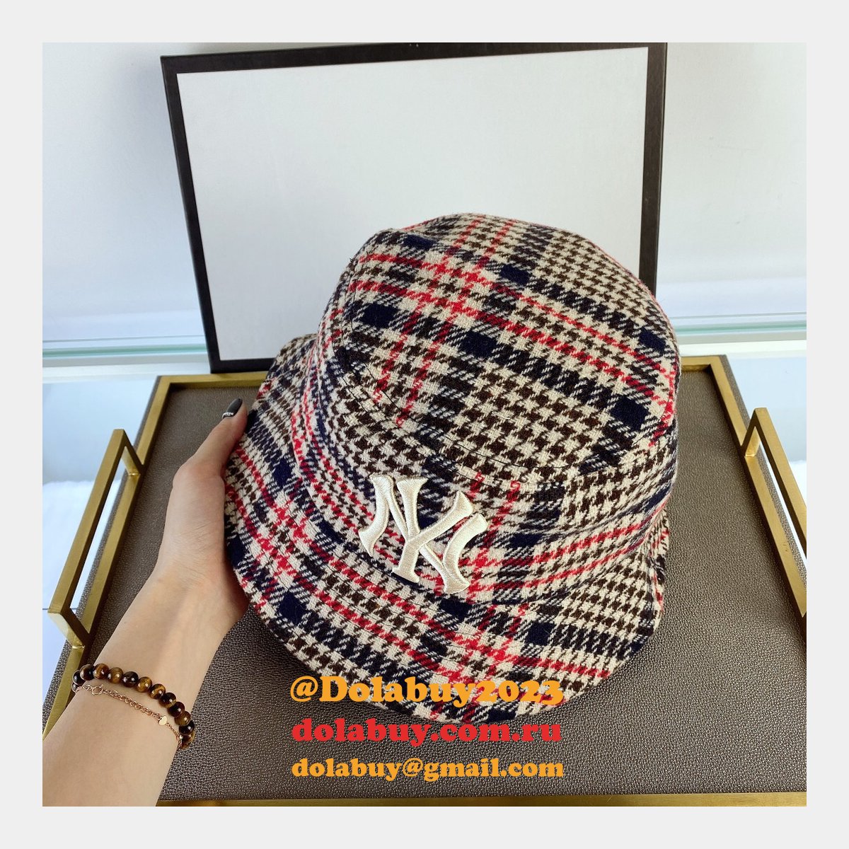 G*u*i replica 2020 new mickey top designer hat