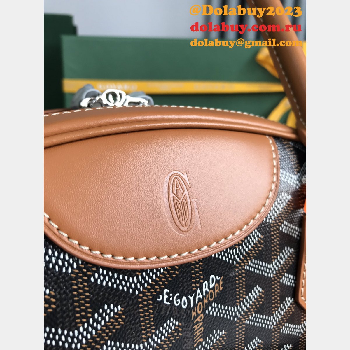 High Quality Goyard Copy Bags Vintage Goyardine 020299 Sale