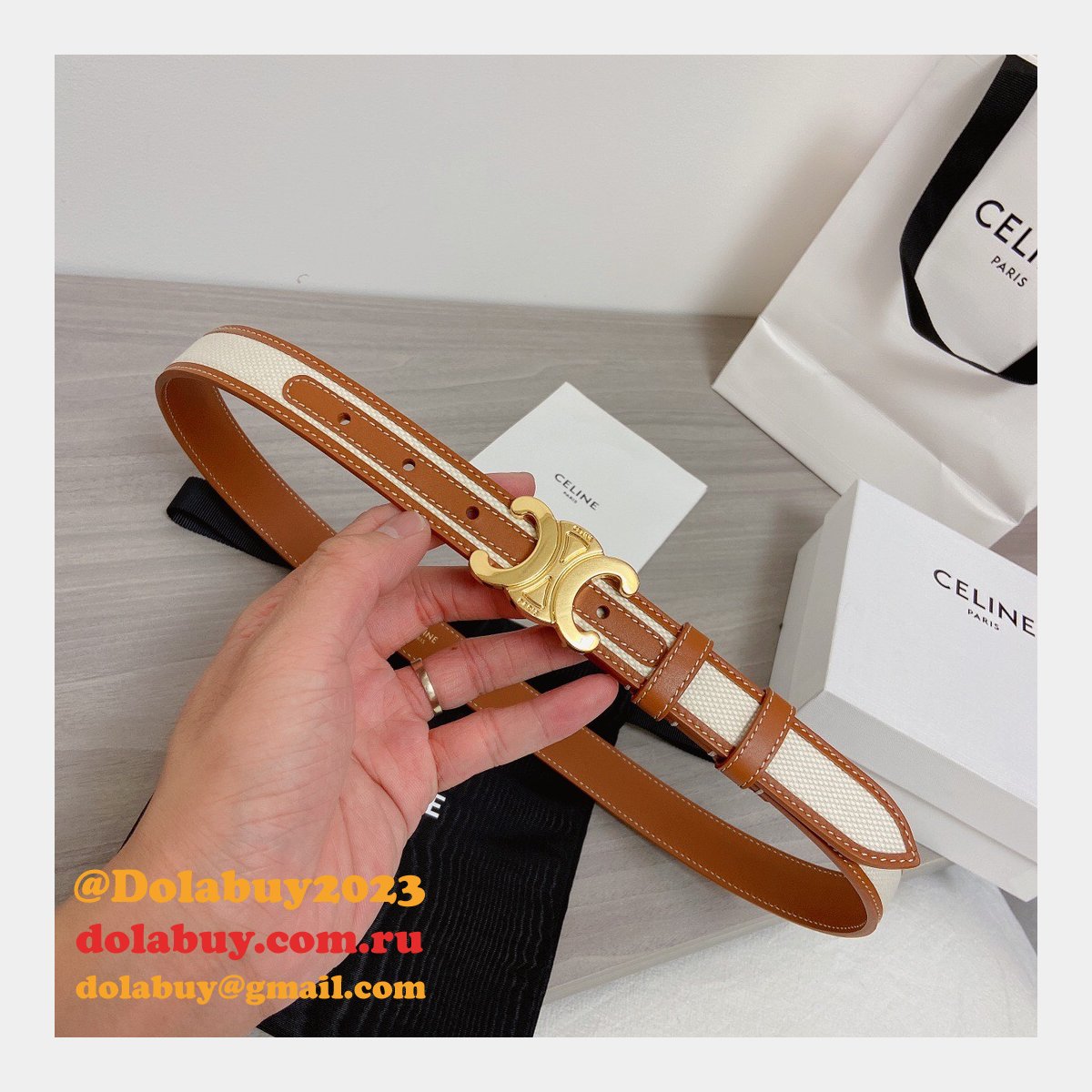 Shop Replica of Luxury Celine Belts