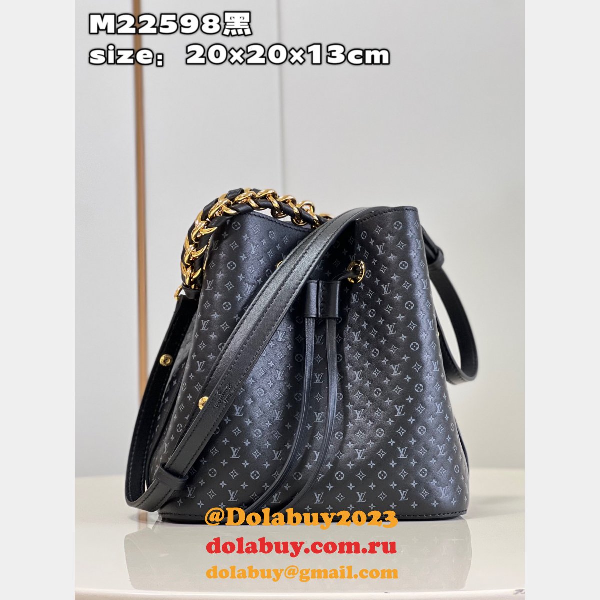 Neonoe H27 Louis Vuitton Lock Monogram M22598 Replica Bag