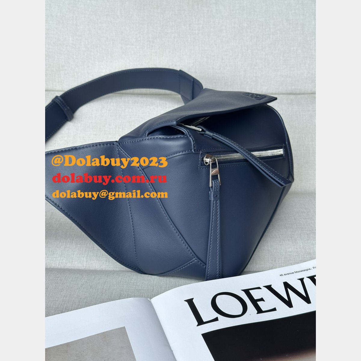 Top Quality Loewe Small Classic Calfskin Puzzle Belt Bag
